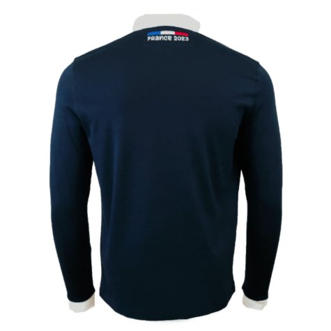 RWC 2023 Rugby World Cup Cotton Polo Shirt (Navy)