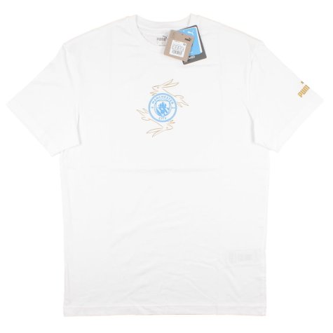 2022-2023 Man City Chinese New Year Tee (White) (Lewis 82)