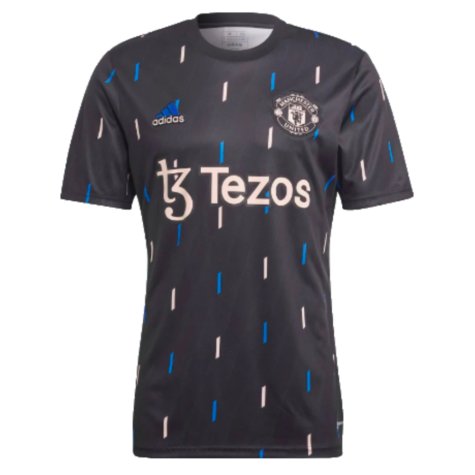 2022-2023 Manchester United Pre-Match Jersey (Black) (McTOMINAY 39)