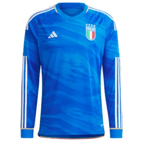 2023-2024 Italy Home Long Sleeve Shirt (R BAGGIO 10)