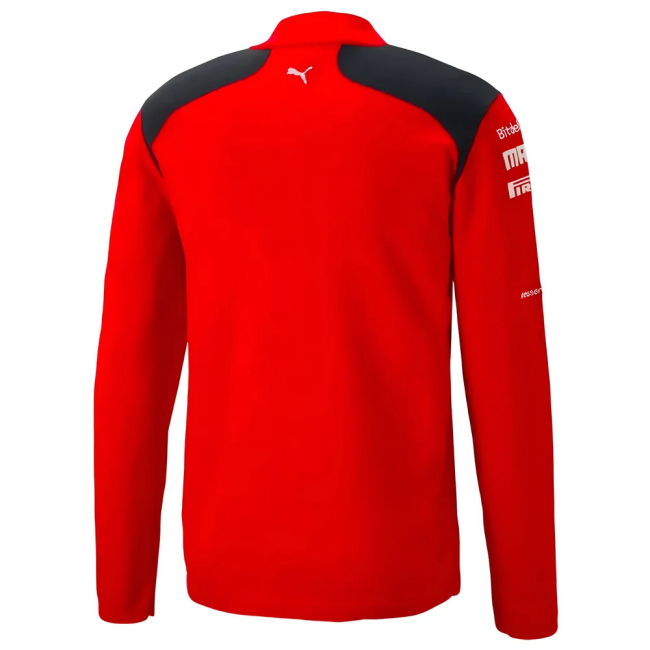 2023 Ferrari Team Half Zip Sweat (Red)