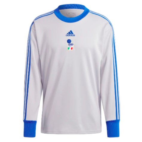 2023-2024 Italy Goalkeeper Icon Jersey (Grey) (Your Name)