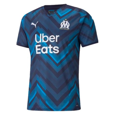 2021-2022 Marseille Authentic Away Shirt (GUENDOUZI 6)