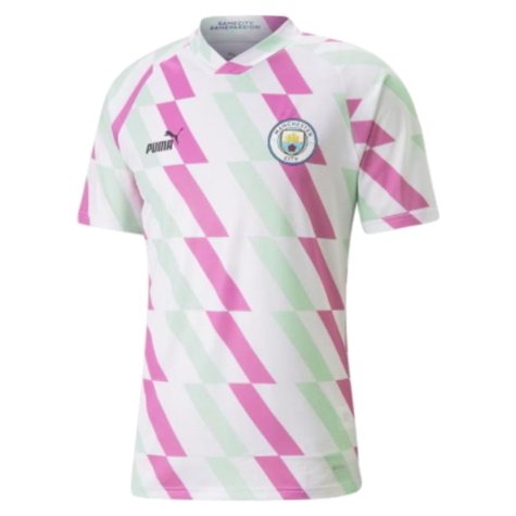 2022-2023 Man City Pre-Match Shirt (White) (ZINCHENKO 11)