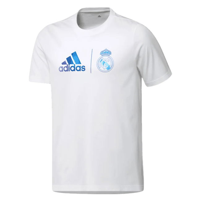2023 Real Madrid Graphic Tee (White) (MODRIC 10)