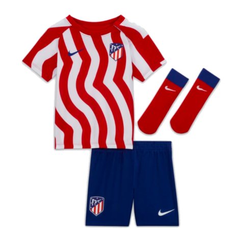 2022-2023 Atletico Madrid Little Boys Home Shirt (Your Name)