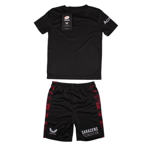 2022-2023 Saracens Infant Home Rugby Kit (Your Name)