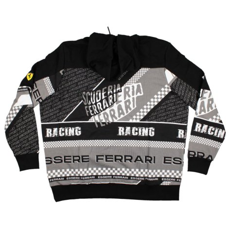2023 Ferrari Fanwear Graphic Hoodie (Black)