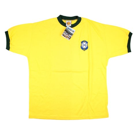 Brazil 1970 World Cup Pele 10 Shirt [TOFFS3011P] - Uksoccershop