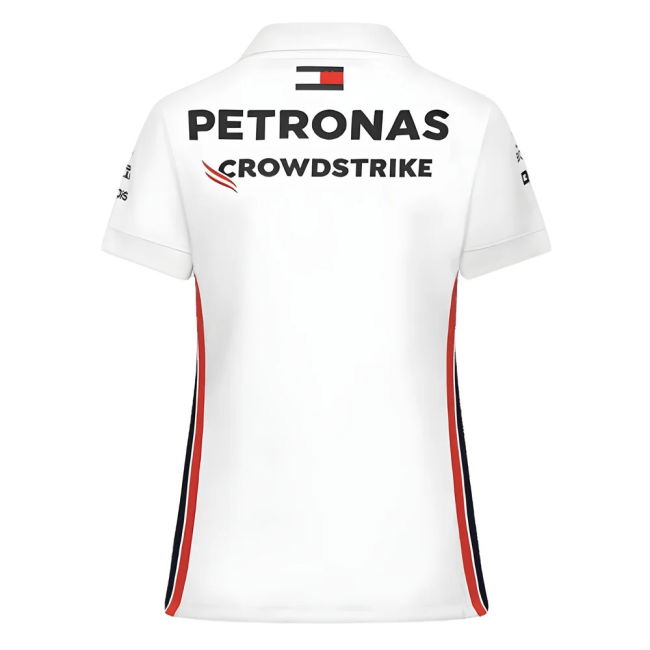 2023 Mercedes-AMG Team Polo Shirt (White) - Ladies