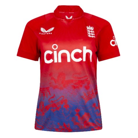 2023 England Cricket T20 Replica SS Jersey (Ladies) (Your Name)