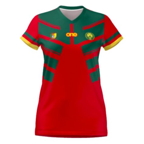 2022-2023 Cameroon Third Red Pro Shirt (Ladies) (MILLA 9)