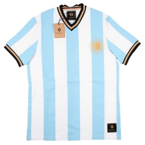 False Nein Argentina Home Vintage Shirt (RIQUELME 10)