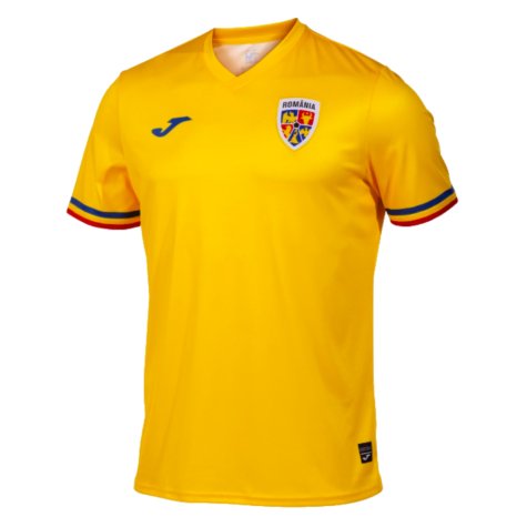 2023-2024 Romania Supporters Official T-Shirt (Yellow) (MAXIM 10)