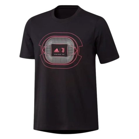 2023-2024 Juventus Graphic T-Shirt (Black) (KEAN 18)