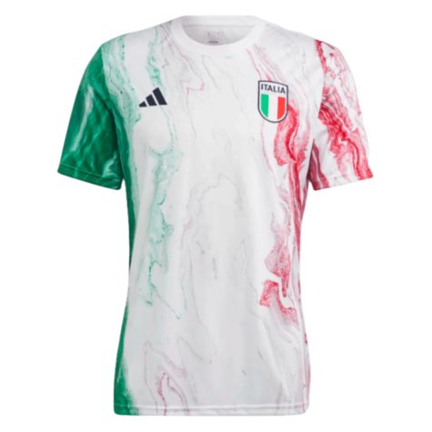 2023-2024 Italy Pre-Match Jersey (Green) (BARELLA 18)