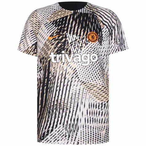 2022-2023 Chelsea Pre-Match Training Shirt (Sail) - Kids (Madueke 31)