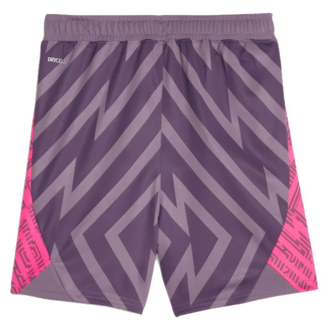 2023-2024 Man City Goalkeeper Shorts (Purple Charcoal) - Kids