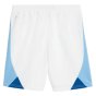 2023-2024 Man City Home Shorts (White)