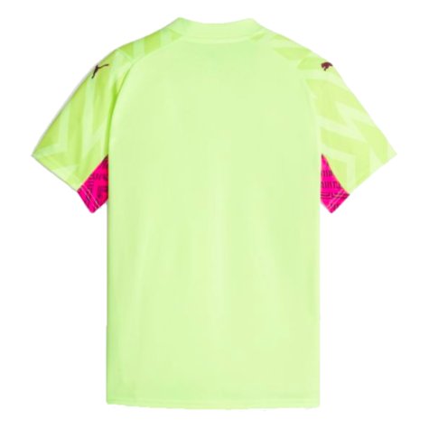 2023-2024 Man City Goalkeeper Shirt (Yellow) - Kids (Hart 1)