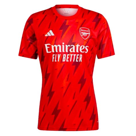 2023-2024 Arsenal Pre-Match Shirt (Red) (Gabriel 6)