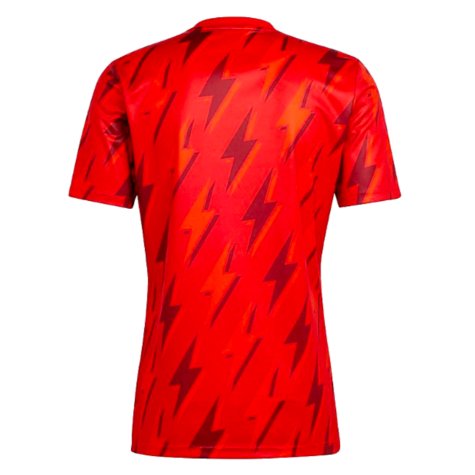 2023-2024 Arsenal Pre-Match Shirt (Red) (Xhaka 34)