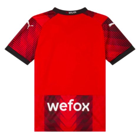 2023-2024 AC Milan Home Shirt (Kids) (Bennacer 4)