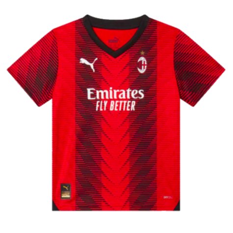 2023-2024 AC Milan Home Mini Kit (Saelemaekers 56)