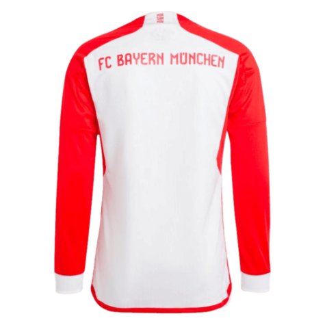 2023-2024 Bayern Munich Long Sleeve Home Shirt (Choupo Moting 13)