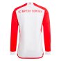 2023-2024 Bayern Munich Long Sleeve Home Shirt (Lewandowski 9)