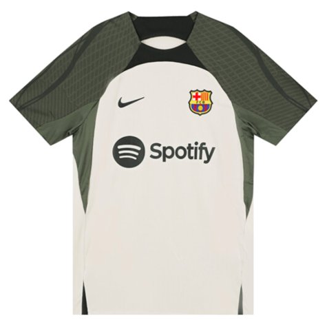 2023-2024 Barcelona Dri-Fit Strike Training Shirt (Grey) (Fati 10)
