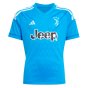 2023-2024 Juventus Home Goalkeeper Shirt (Blue) - Kids (Zoff 1)