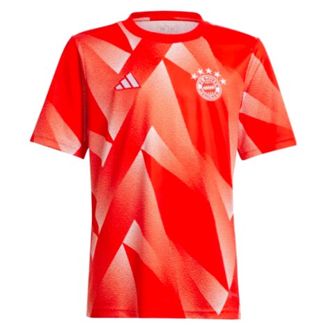 2023-2024 Bayern Munich Pre-Match Shirt (Red) - Kids (Lewandowski 9)