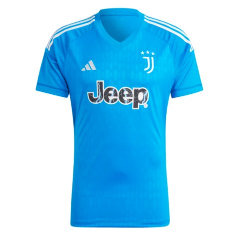 2023-2024 Juventus Home Goalkeeper Shirt (Blue) (Your Name)