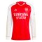 2023-2024 Arsenal Long Sleeve Home Shirt (Xhaka 34)