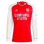 2023-2024 Arsenal Long Sleeve Home Shirt (Russo 23)