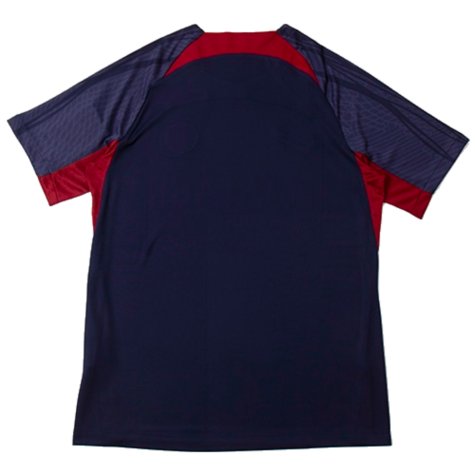 2023-2024 PSG Dri-Fit Strike Training Shirt (Navy) (Sergio Ramos 4)