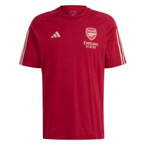 2023-2024 Arsenal Training Tee (Red) (Xhaka 34)