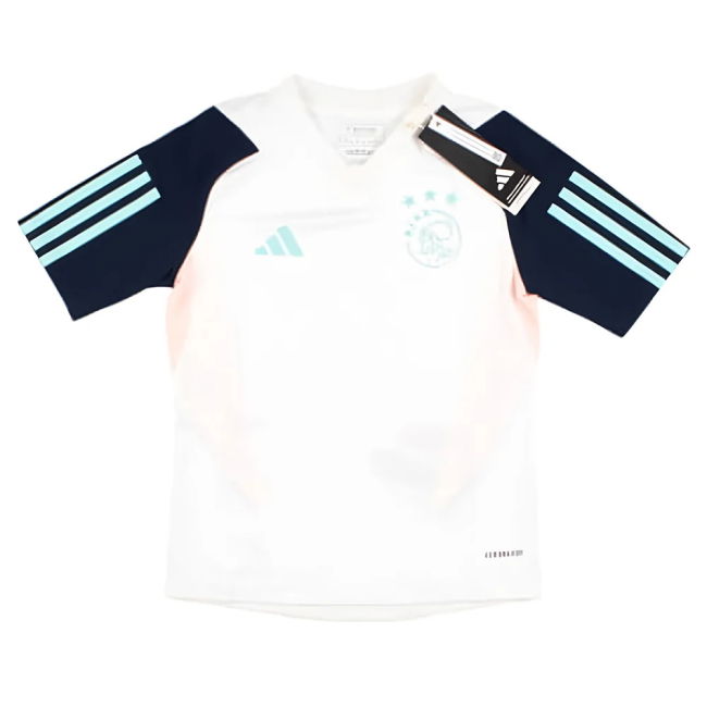 2023-2024 Ajax Training Jersey (White) - Kids (VAN BASTEN 9)