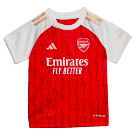 2023-2024 Arsenal Home Baby Kit (Tomiyasu 18)