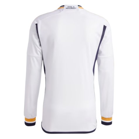 2023-2024 Real Madrid Long Sleeve Home Shirt