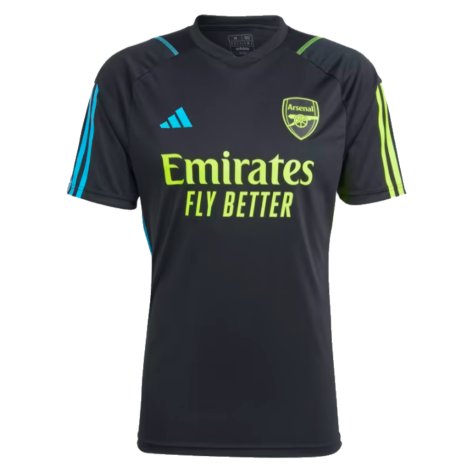 2023-2024 Arsenal Training Jersey (Black) (Your Name)