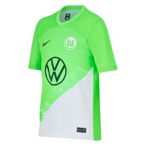 2023-2024 Wolfsburg Home Shirt (Kids) (Grafite 23)
