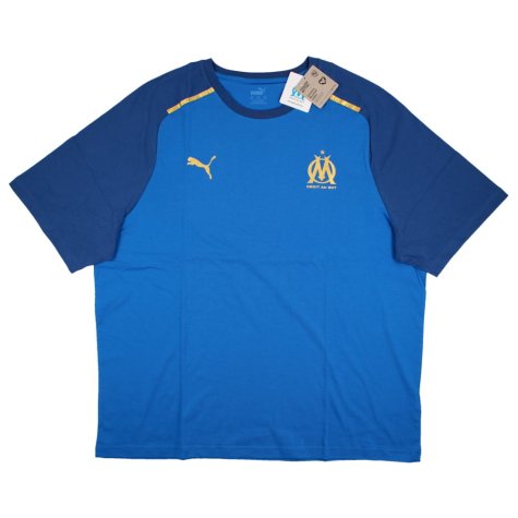 2023-2024 Marseille Casuals Tee (Blue) (Your Name)
