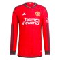 2023-2024 Man Utd Long Sleeve Home Shirt (Amrabat 4)