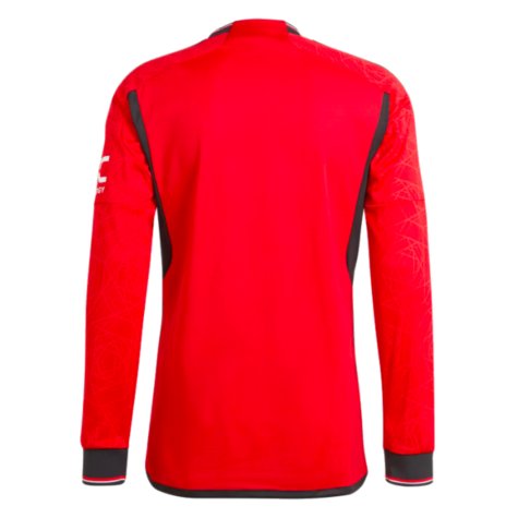 2023-2024 Man Utd Long Sleeve Home Shirt (Cantona 7)