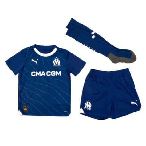 2023-2024 Marseille Away Mini Kit (Bakambu 13)