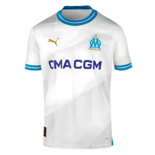 2023-2024 Marseille Home Shirt (Kids) (Aubameyang 10)