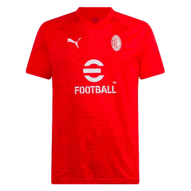 2023-2024 AC Milan Training Jersey (Red) (Your Name)