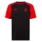 2023-2024 AC Milan Casuals Tee (Black) (Your Name)